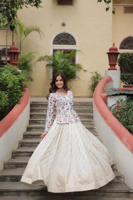 LW 7127 Viscose Jequard Wholesale lehenga choli suppliers in Gujarat